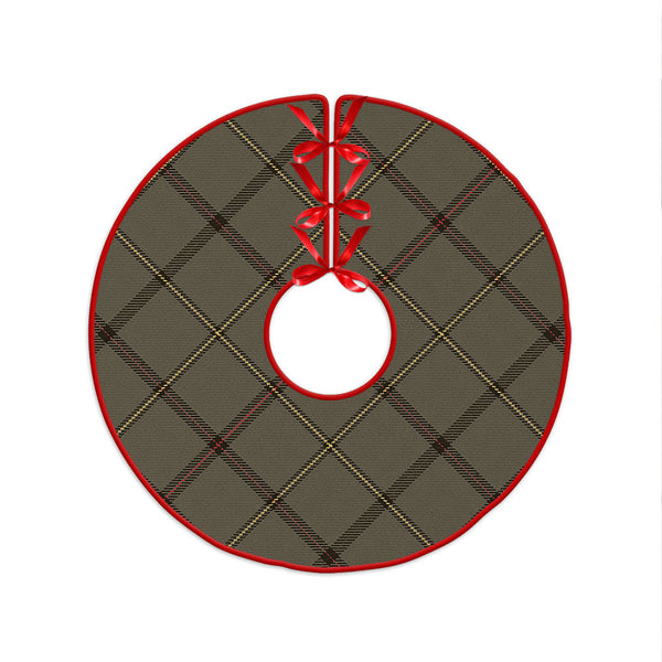 Marr Weathered Clan Badge Tartan Christmas Tree Skirt