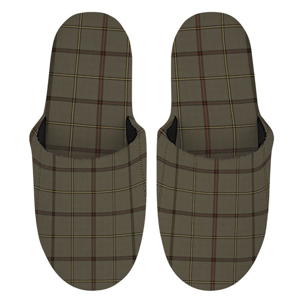 Marr Weathered Clan Badge Tartan Mop Slippers