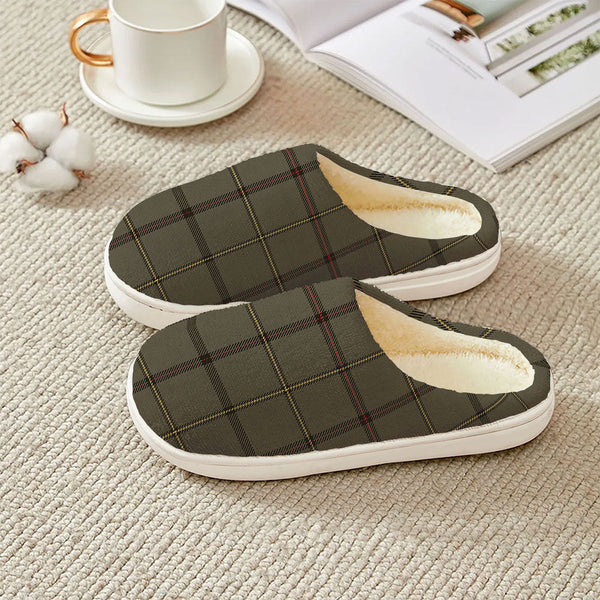 Marr Weathered Clan Badge Tartan Plush Slipper
