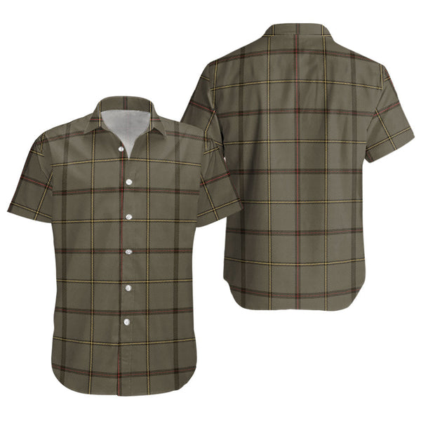 Marr Weathered Clan Badge Tartan Short Sleeve Shirt