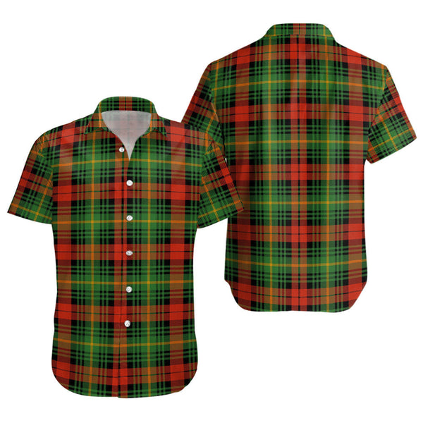 Martin Ancient Clan Badge Tartan Short Sleeve Shirt