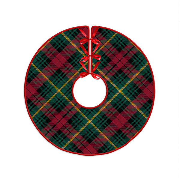 Martin Modern Clan Badge Tartan Christmas Tree Skirt