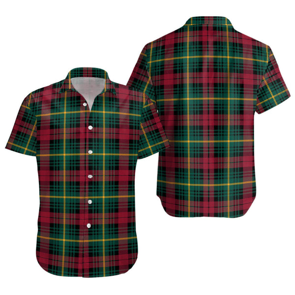 Martin Modern Clan Badge Tartan Short Sleeve Shirt