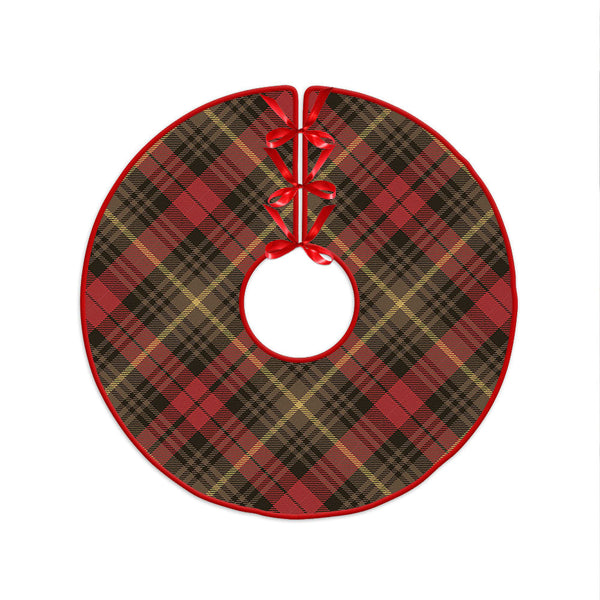 Martin Weathered Clan Badge Tartan Christmas Tree Skirt