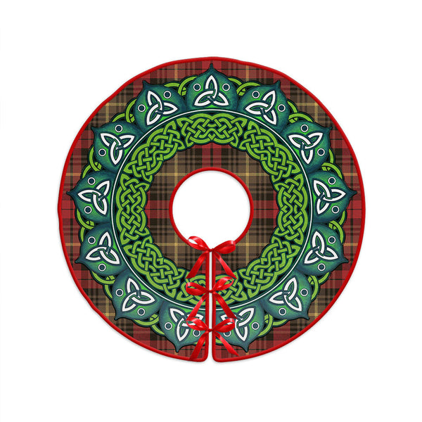 Martin Weathered Clan Badge Tartan Christmas Tree Skirt Heritage Holiday Decor
