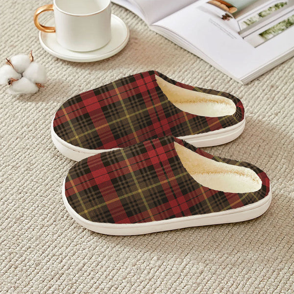Martin Weathered Clan Badge Tartan Plush Slipper