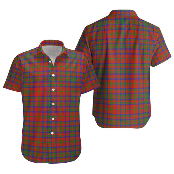 Matheson Ancient Clan Badge Tartan Short Sleeve Shirt