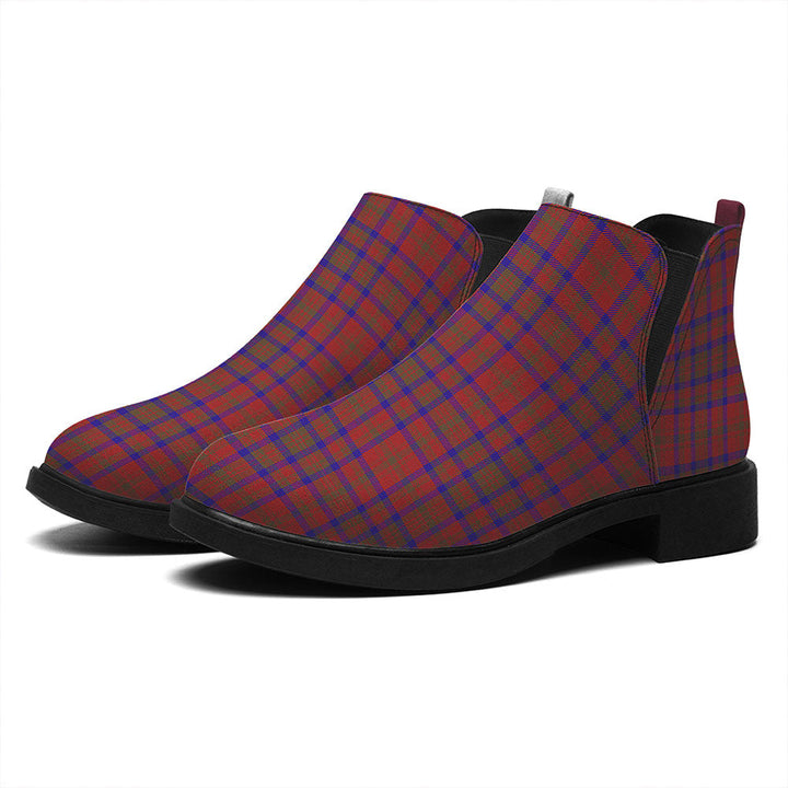 Matheson Weathered Tartan Flat Ankle Boots