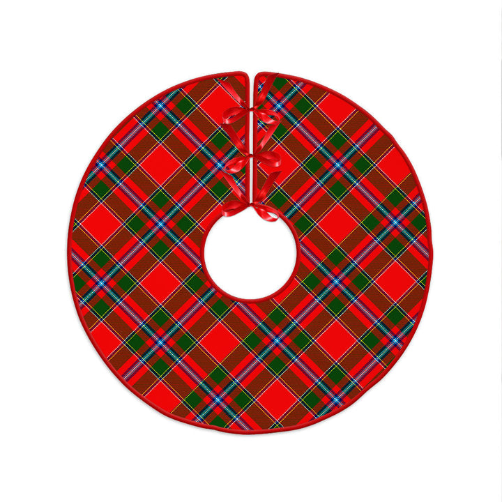Maule Clan Badge Tartan Christmas Tree Skirt
