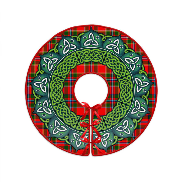 Maule Clan Badge Tartan Christmas Tree Skirt Heritage Holiday Decor