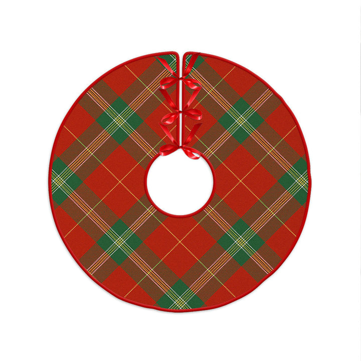 Maver Ancient Clan Badge Tartan Christmas Tree Skirt