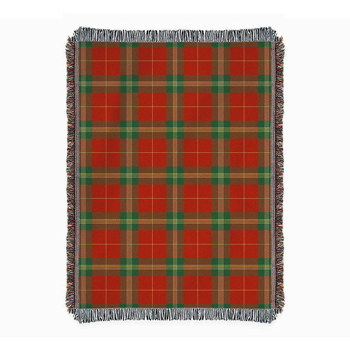 Maver Ancient Clan Badge Tartan Woven Blanket