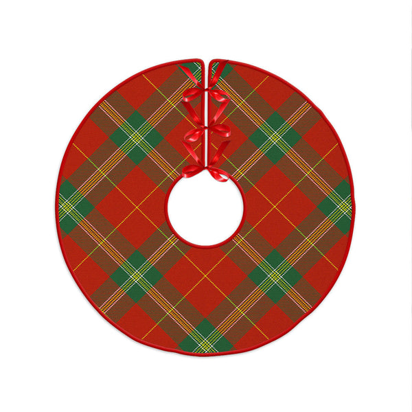 Maver Modern Clan Badge Tartan Christmas Tree Skirt