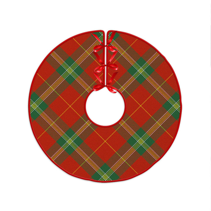 Maver Modern Clan Badge Tartan Christmas Tree Skirt