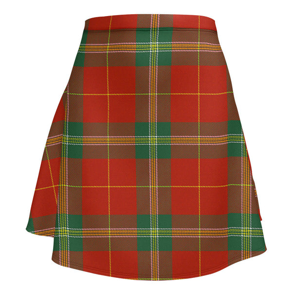 Maver Modern Clan Badge Tartan Flared Skirt
