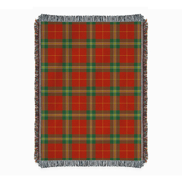 Maver Modern Clan Badge Tartan Woven Blanket