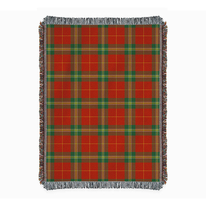 Maver Modern Clan Badge Tartan Woven Blanket