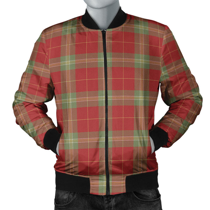 Maver Weathered Clan Badge Tartan Bomber Jacket