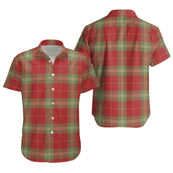 Maver Weathered Clan Badge Tartan Short Sleeve Shirt