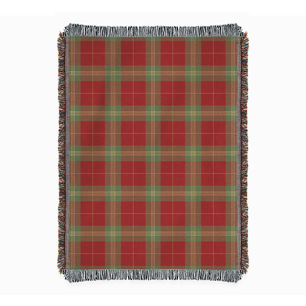 Maver Weathered Clan Badge Tartan Woven Blanket