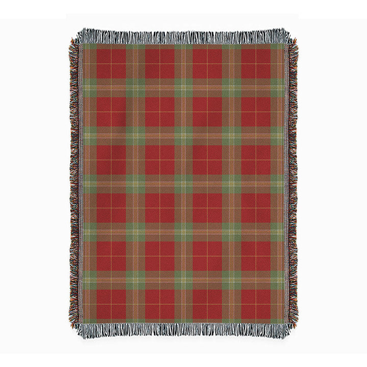 Maver Weathered Clan Badge Tartan Woven Blanket