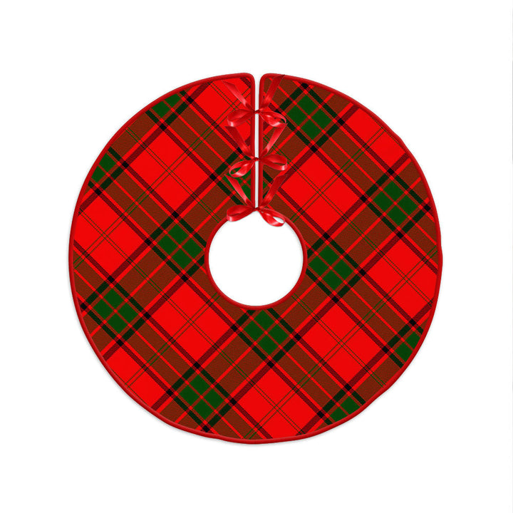 Maxtone Clan Badge Tartan Christmas Tree Skirt