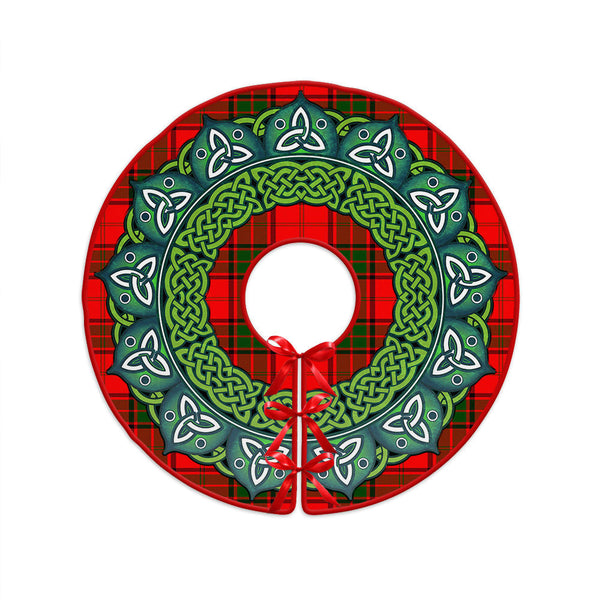 Maxtone Clan Badge Tartan Christmas Tree Skirt Heritage Holiday Decor