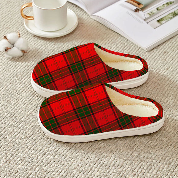 Maxtone Clan Badge Tartan Plush Slipper