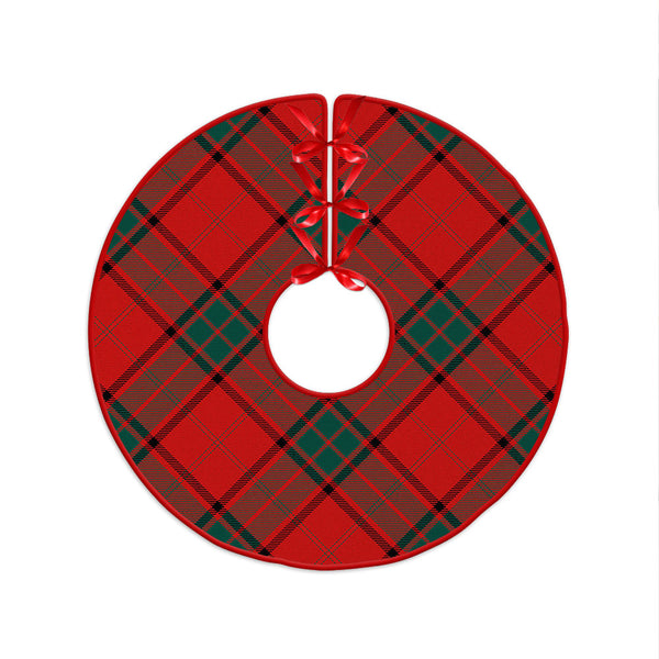 Maxwell Modern Clan Badge Tartan Christmas Tree Skirt