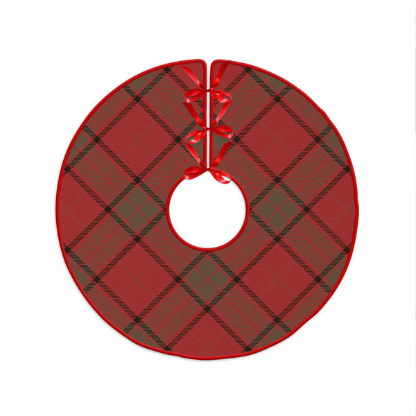 Maxwell Weathered Clan Badge Tartan Christmas Tree Skirt