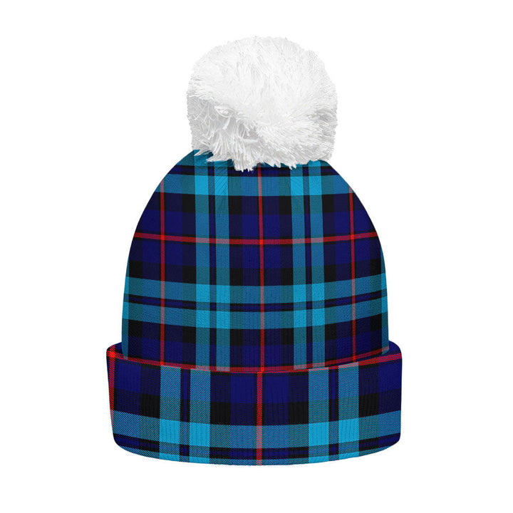 McCorquodale Clan Badge Tartan Bobble Beanie Hat