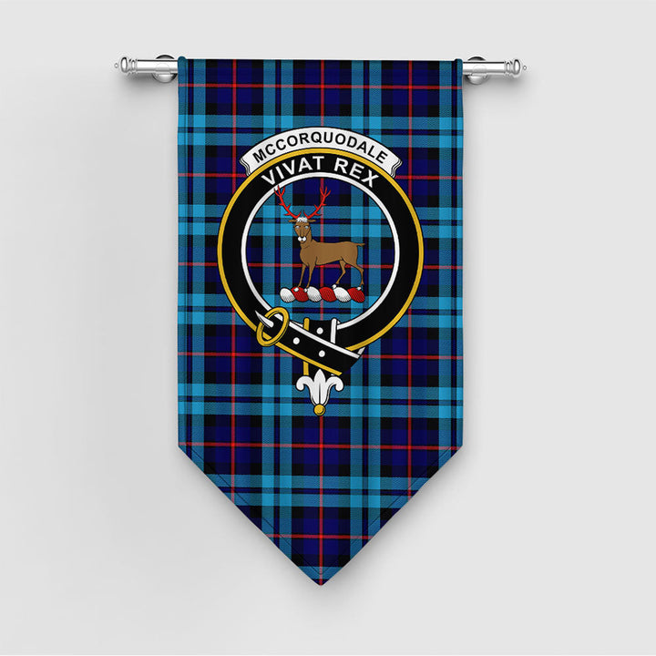 McCorquodale Clan Badge Tartan Gonfalon