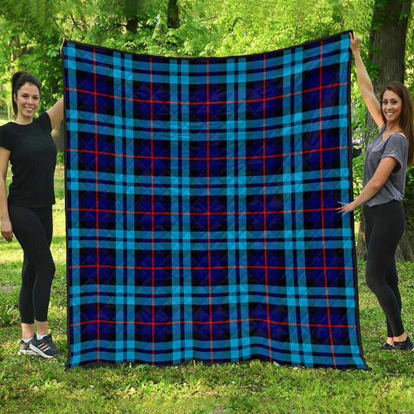 McCorquodale Clan Badge Tartan Premium Quilt