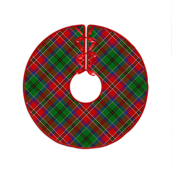 McCulloch Clan Badge Tartan Christmas Tree Skirt