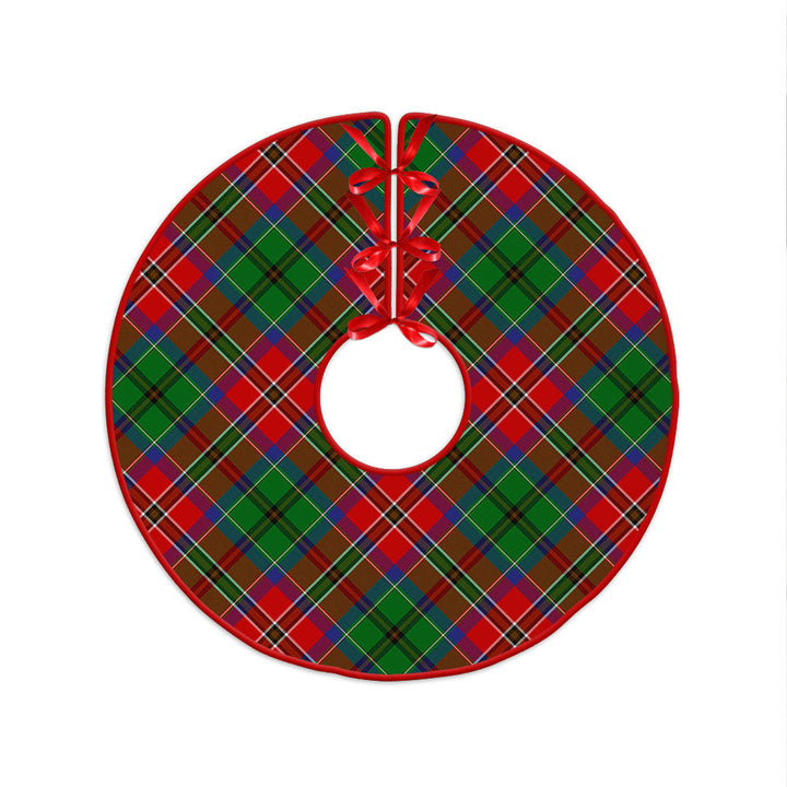 McCulloch Clan Badge Tartan Christmas Tree Skirt