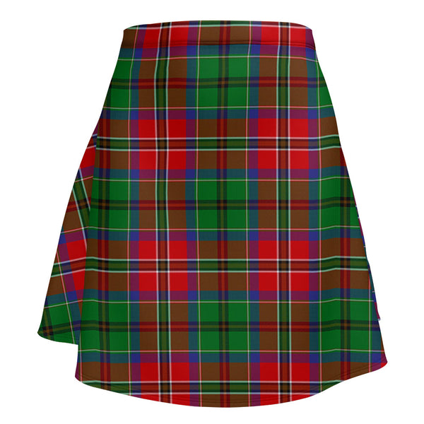 McCulloch Clan Badge Tartan Flared Skirt