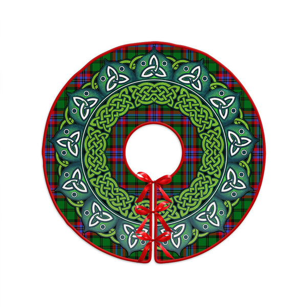 McGeachie Clan Badge Tartan Christmas Tree Skirt Heritage Holiday Decor