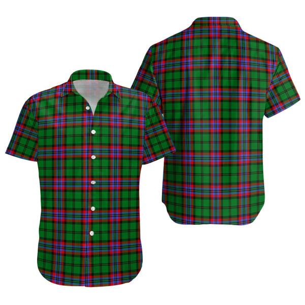 McGeachie Clan Badge Tartan Short Sleeve Shirt