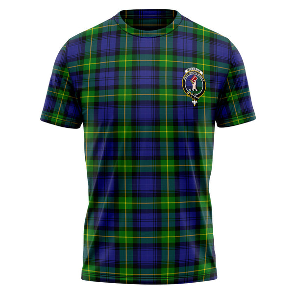 Meldrum Clan Badge Tartan T-Shirt