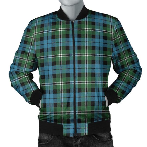 Melville Ancient Clan Badge Tartan Bomber Jacket