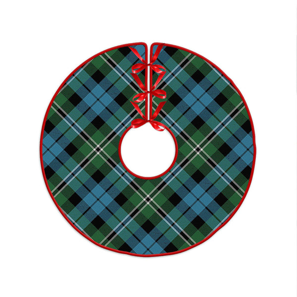 Melville Ancient Clan Badge Tartan Christmas Tree Skirt