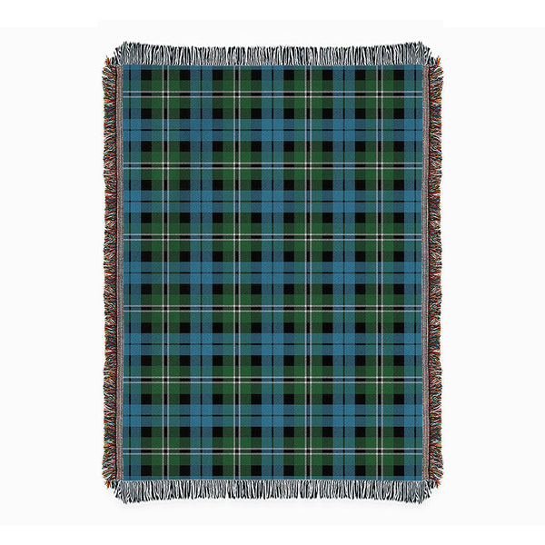 Melville Ancient Clan Badge Tartan Woven Blanket