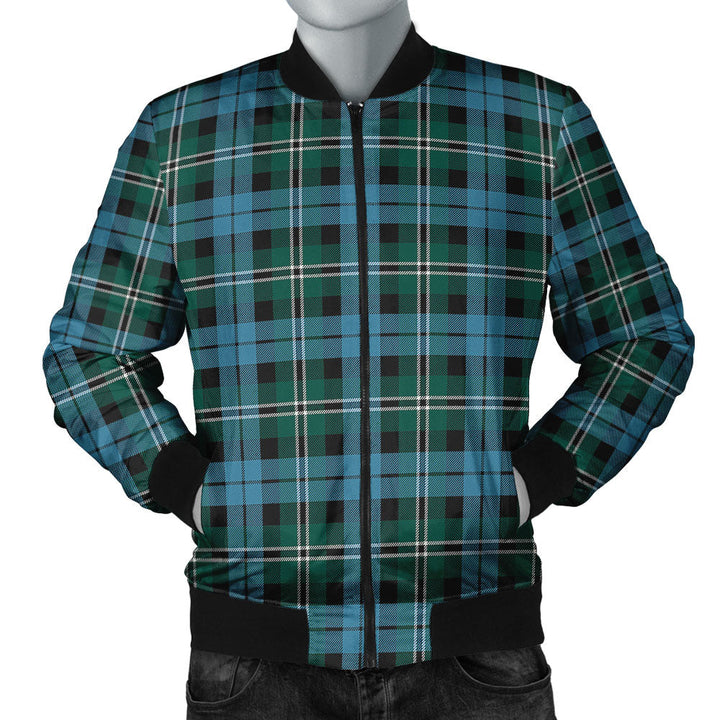 Melville Modern Clan Badge Tartan Bomber Jacket