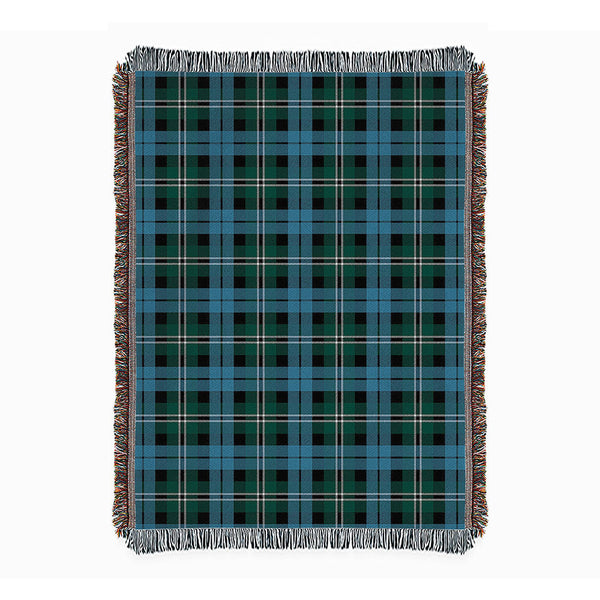 Melville Modern Clan Badge Tartan Woven Blanket