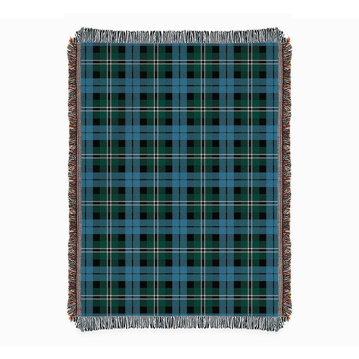 Melville Modern Clan Badge Tartan Woven Blanket