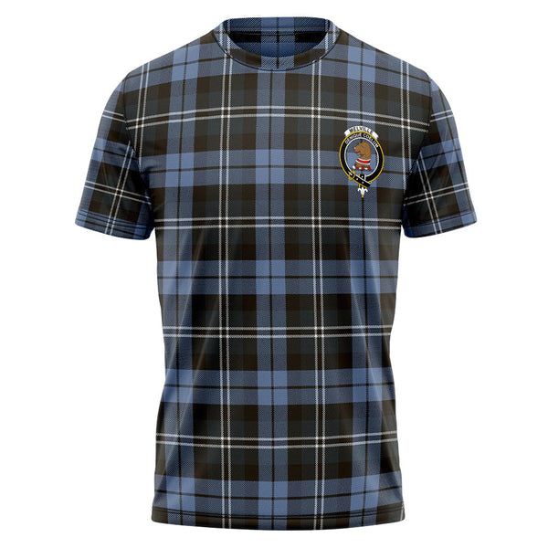 Melville Weathered Clan Badge Tartan T-Shirt