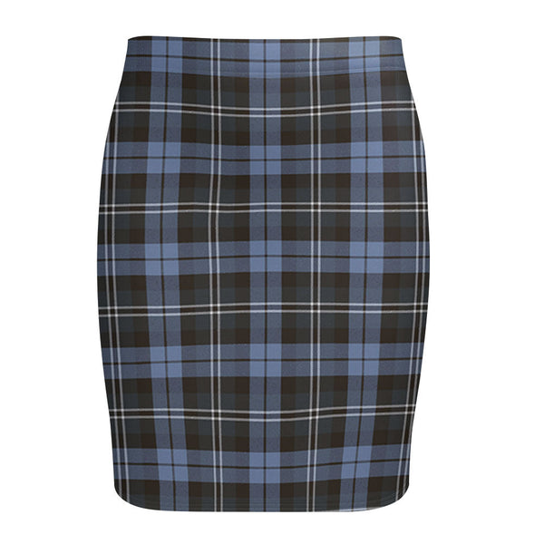 Melville Weathered Tartan Fitted Skirt