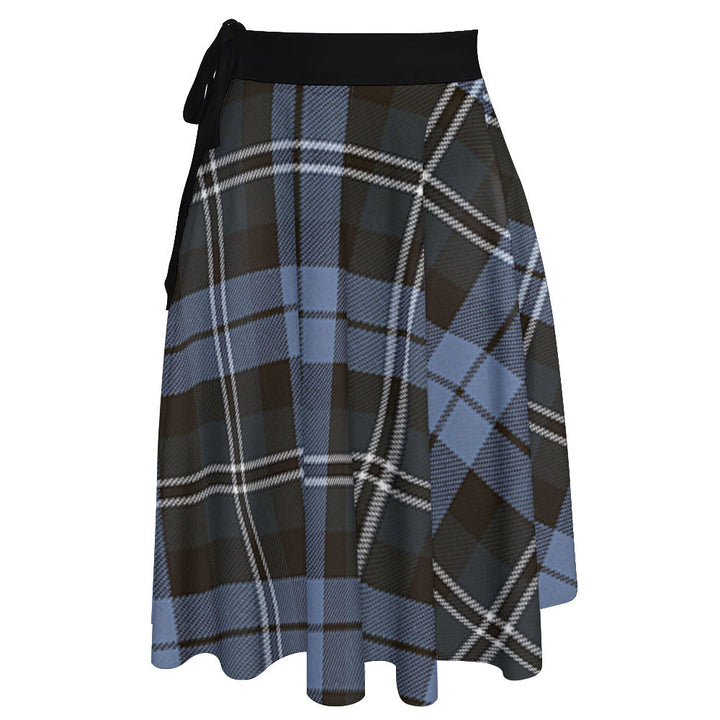 Melville Weathered Tartan Wrap Skirt