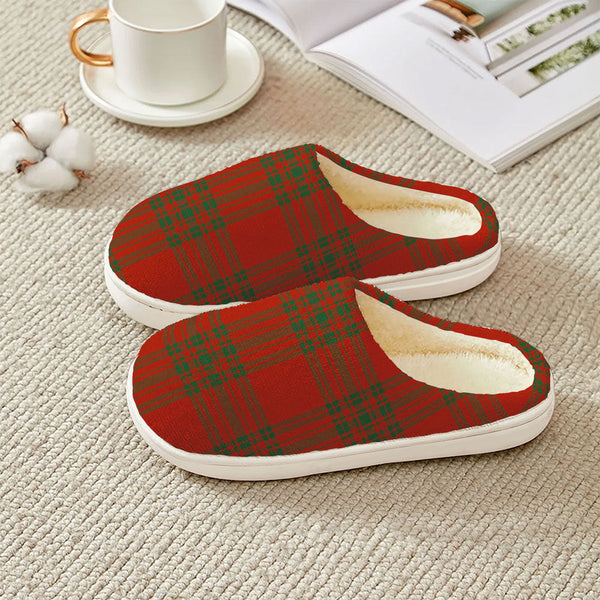 Menzies Ancient Clan Badge Tartan Plush Slipper