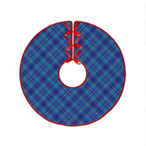 Mercer Modern Clan Badge Tartan Christmas Tree Skirt